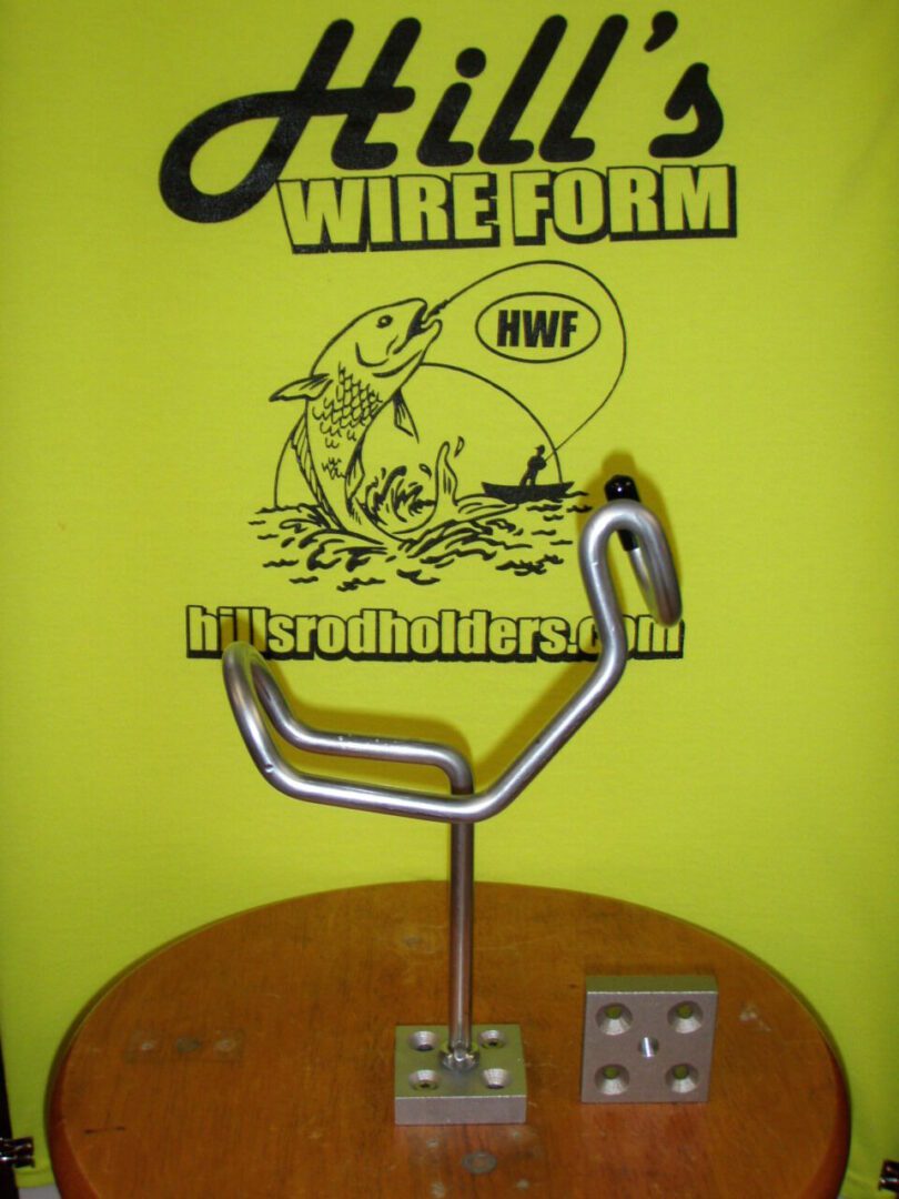 A picture of the wire form on display.