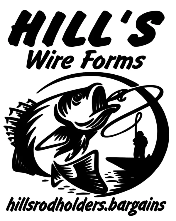 A black and white image of hill 's wire forms.